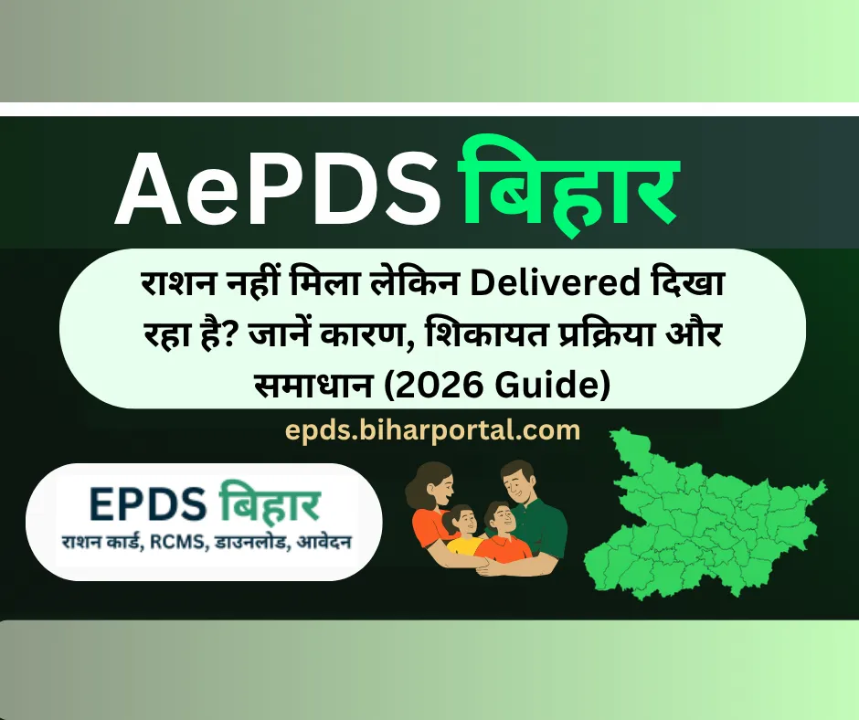 राशन नहीं मिला लेकिन Delivered दिखा रहा है समाधान 2026